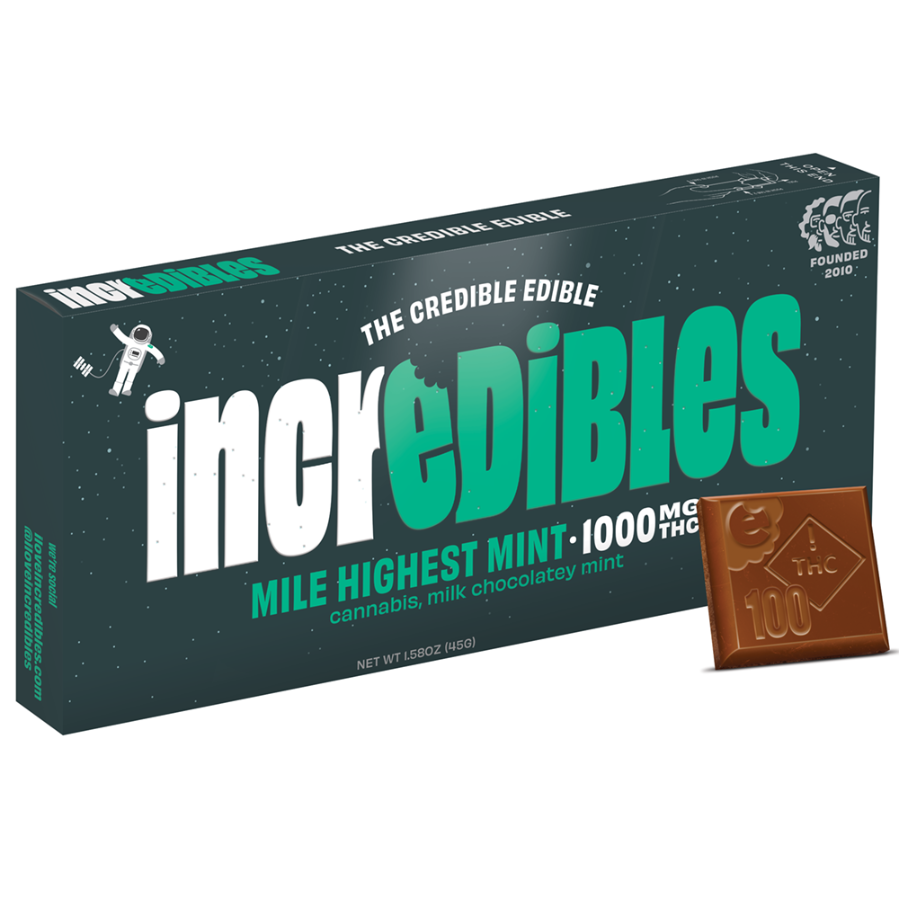 Photograph of product: Incredibles Chocolate - Mile HIGHEST Mint