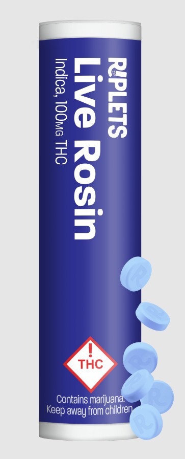 Photograph of product: Riplets - Live Rosin Oui'd - 100mg