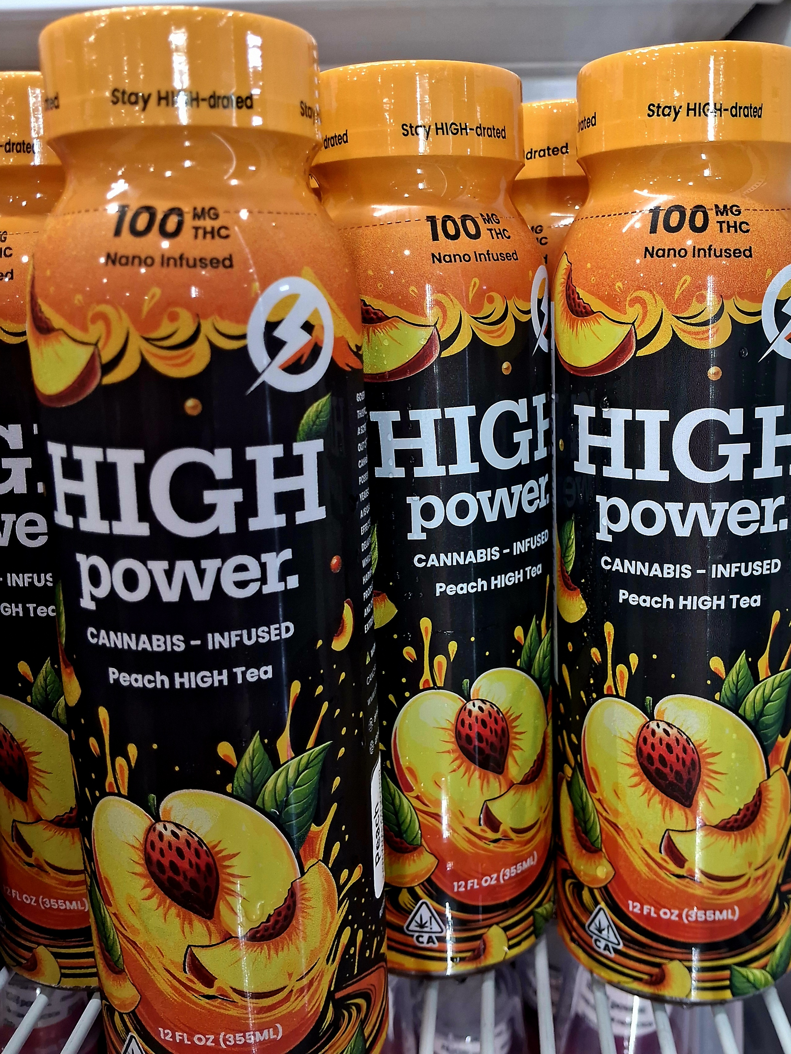 Photograph of product: PEACH HIGH TEA 100MG