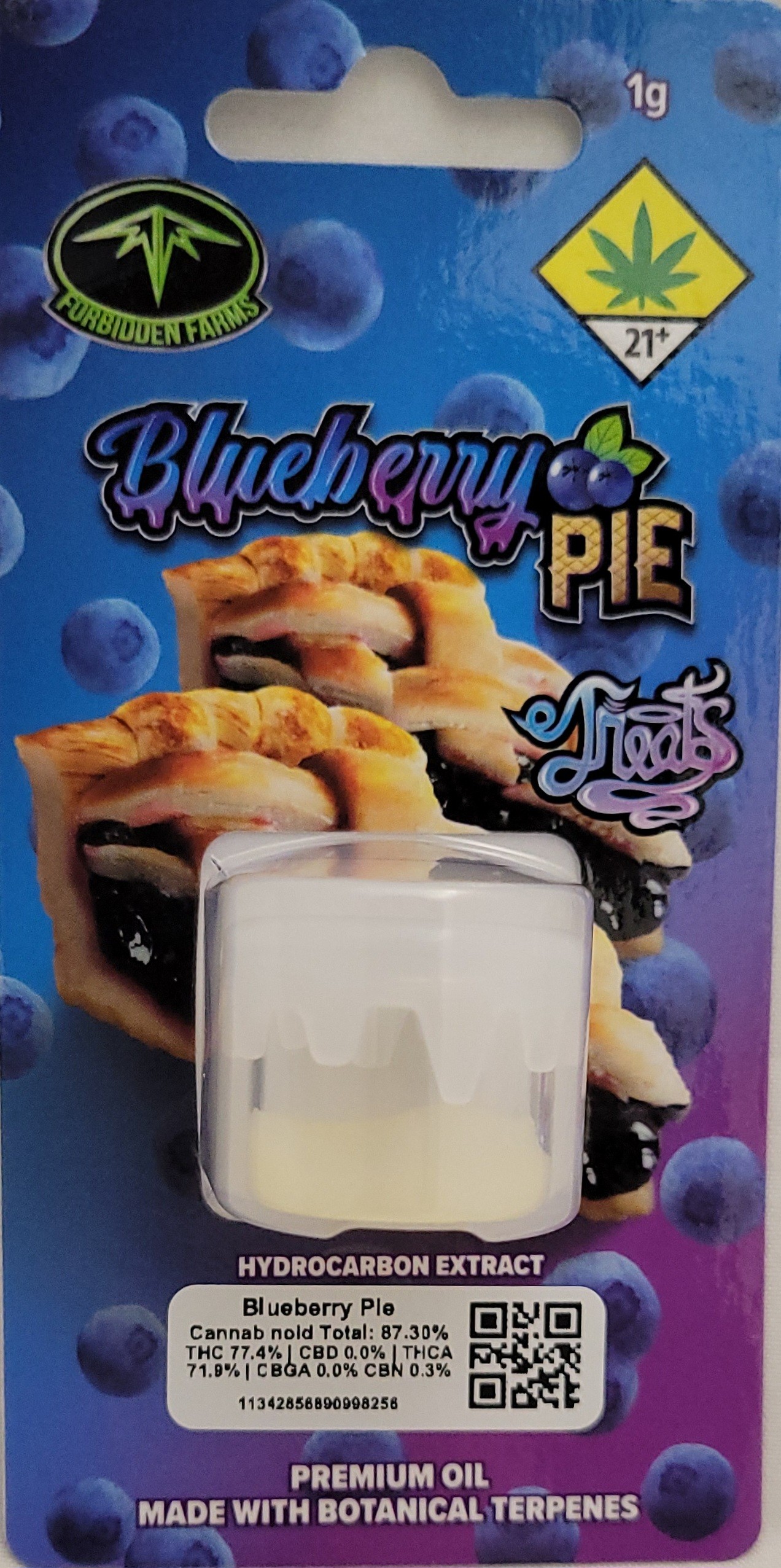 Photograph of product: Blueberry Pie | 1g