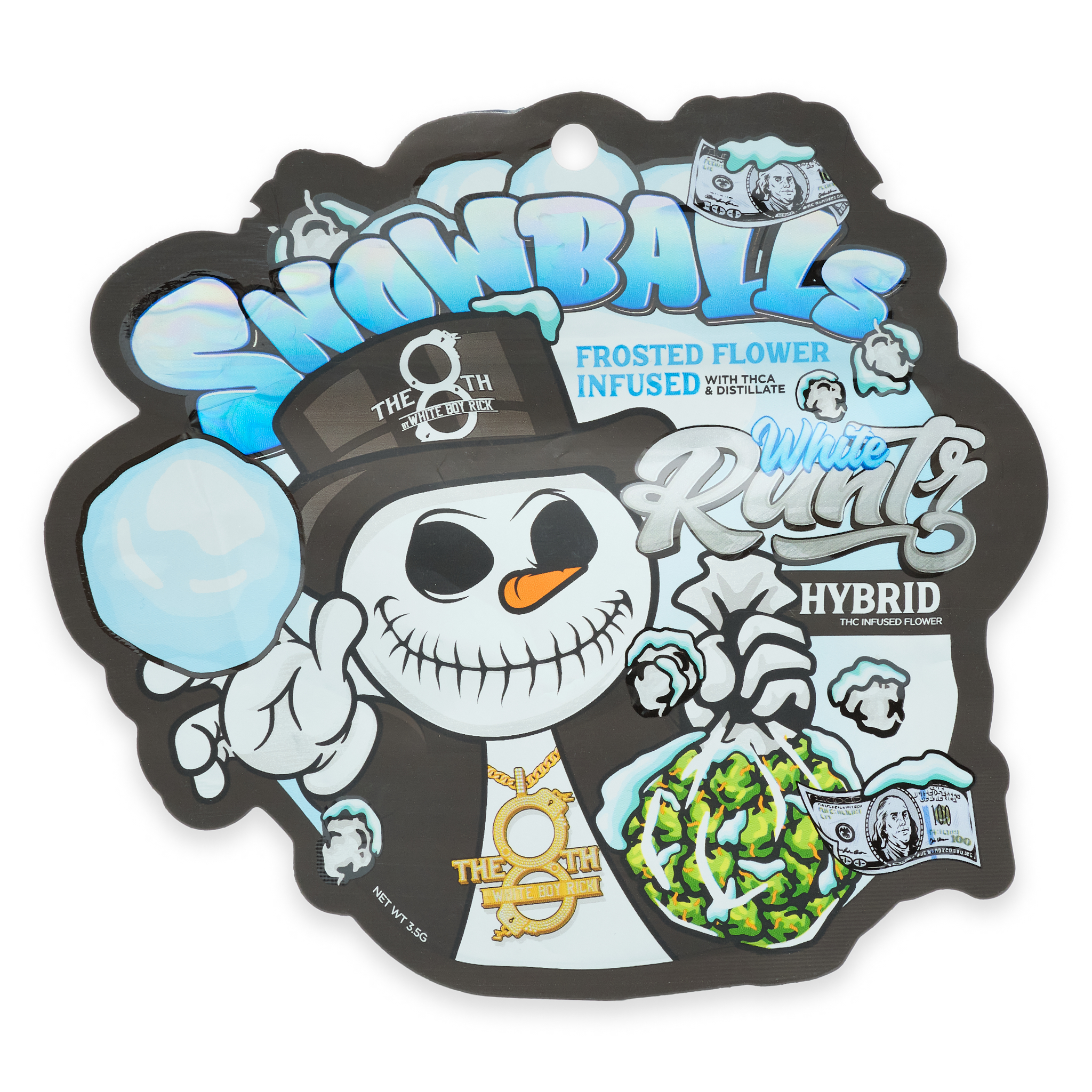 Photograph of product: White Runtz | 3.5G Snowballs