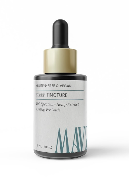 Photograph of product: MAVZ | Sleep Tincture (CBD + CBN) | 1 oz.