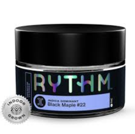 Photograph of product: RYTHM BLACK MAPLE #22 POPCORN - 7g
