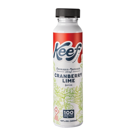 Photograph of product: Keef Life | Cranberry Lime - 100mg