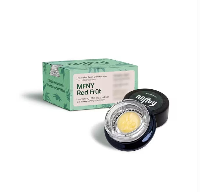Photograph of product: MFNY | Red Frt | Live Resin Badder | 1g