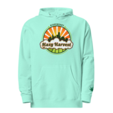 Photograph of product: Hazy Harvest Logo - Unisex Midweight Hoodie - Mint