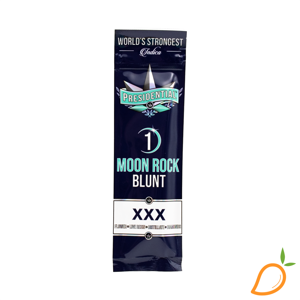 Photograph of product: 1.5g XXX Moonrock Blunt Presidential