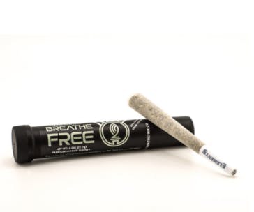 Photograph of product: Breathe Free | Tongue Twister 1g Pre-Roll