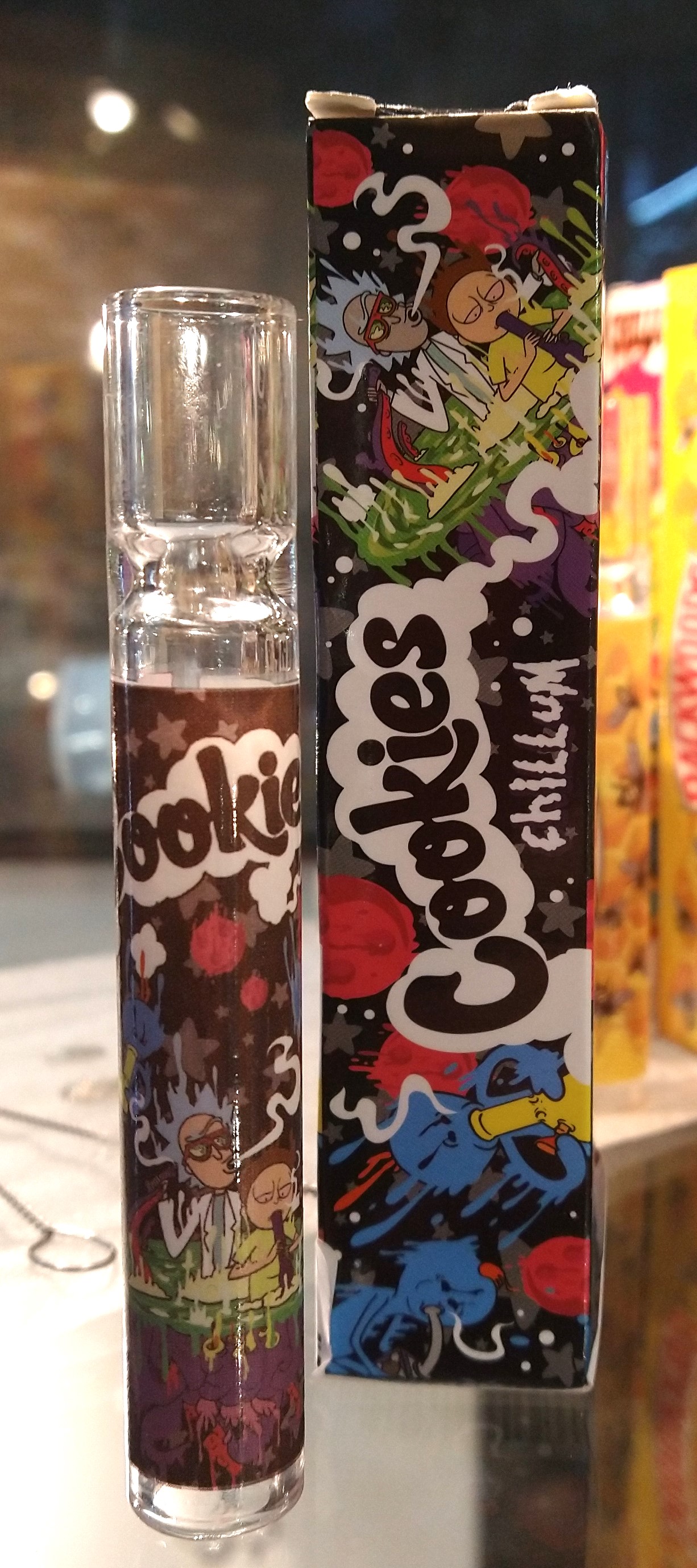 Photograph of product: Cookies |  Glass Chillum | 4 Inches