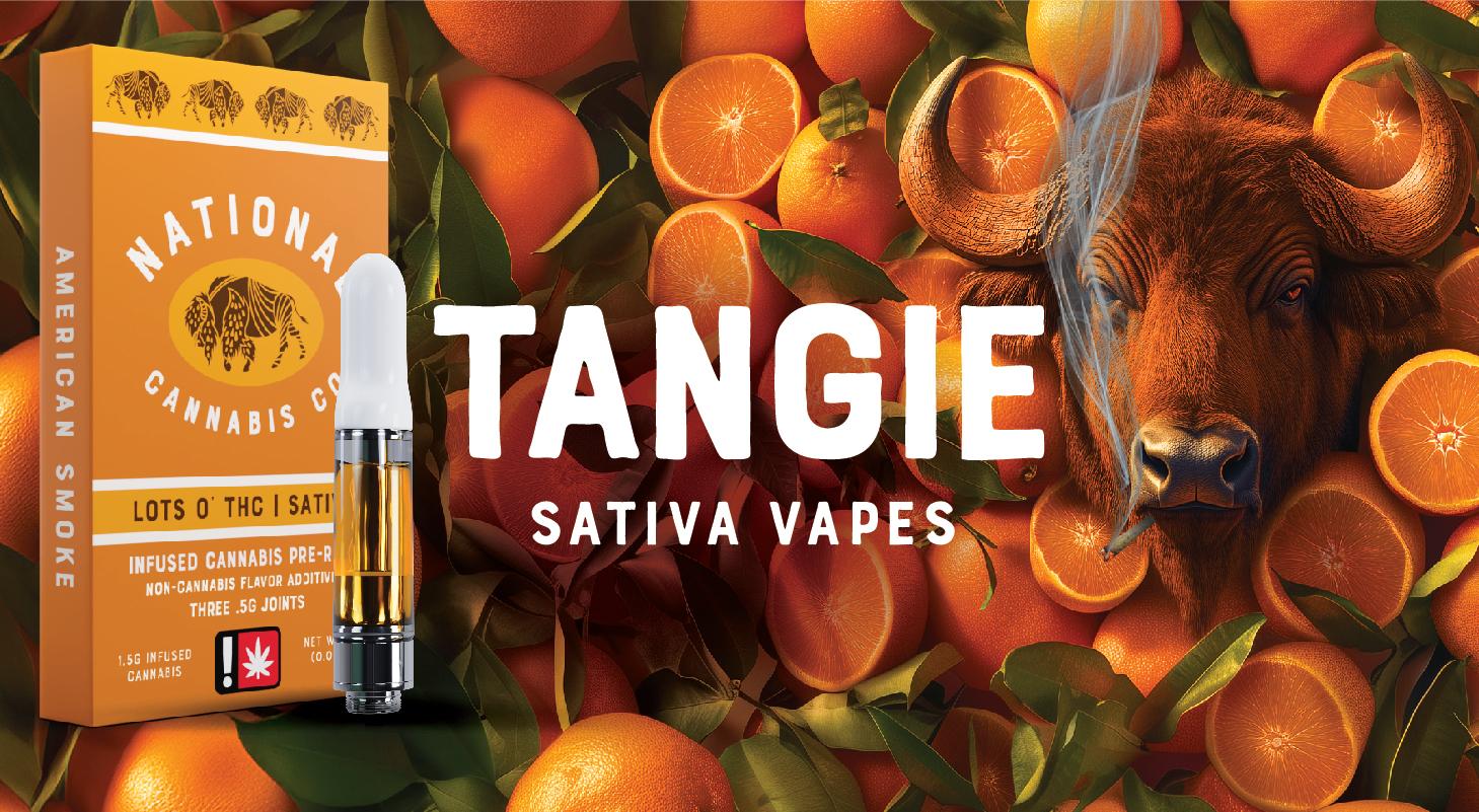 Photograph of product: National Oui'd Co. - Tangie - 1g Cart