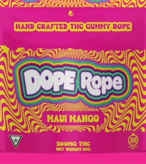 Photograph of product: Dope Rope | 200mg Gummies | Magic Mimosa