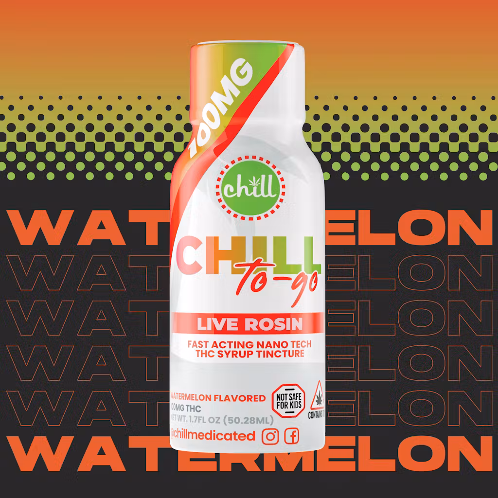 Photograph of product: Watermelon To-Go I 100mg Nano Live Rosin Syrup