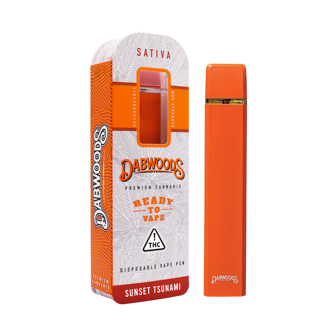 Photograph of product: Dabwoods Sunset Tsunami (S) Disposable 0.8g