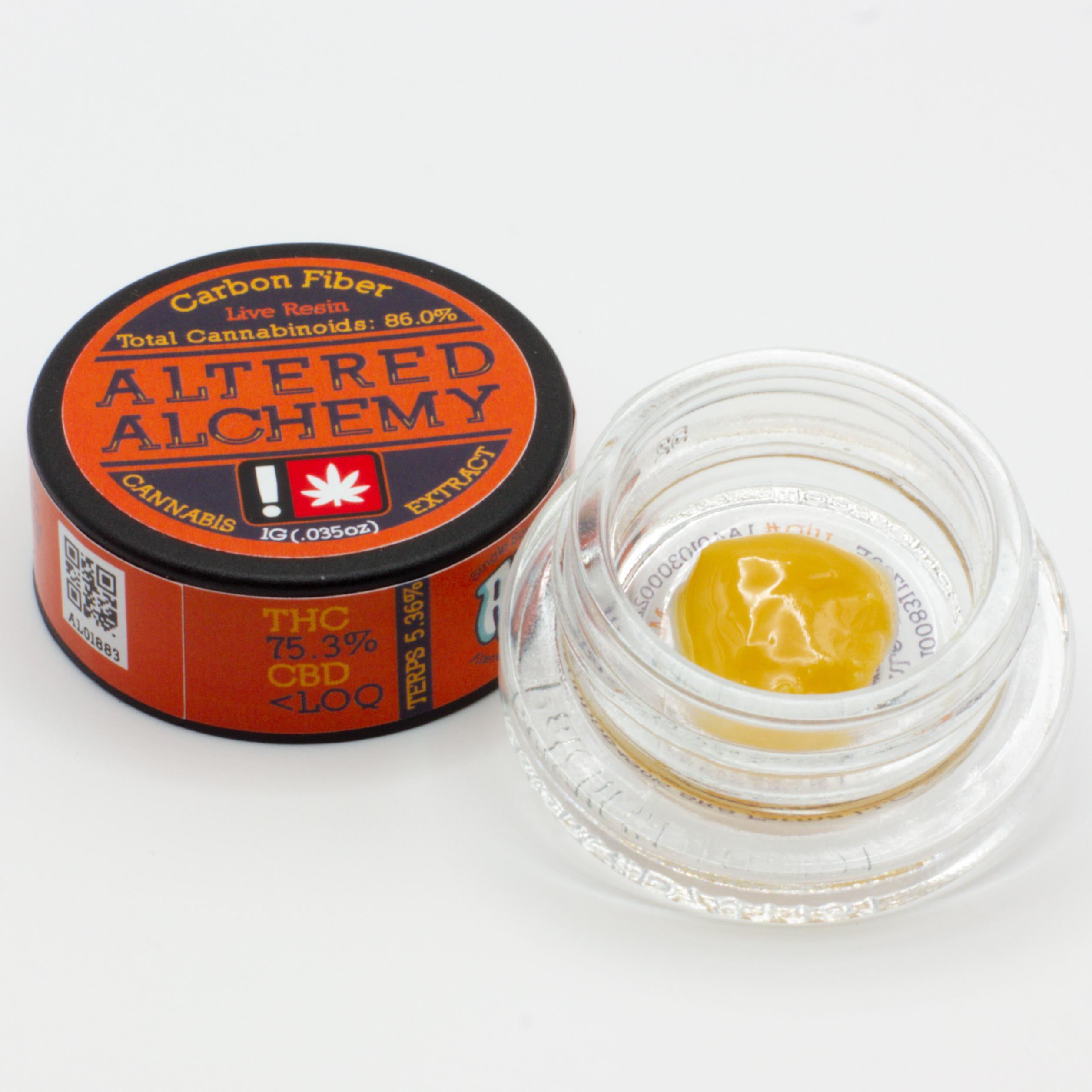 Photograph of product: Altered Alchemy - Carbon Fiber - Live Resin