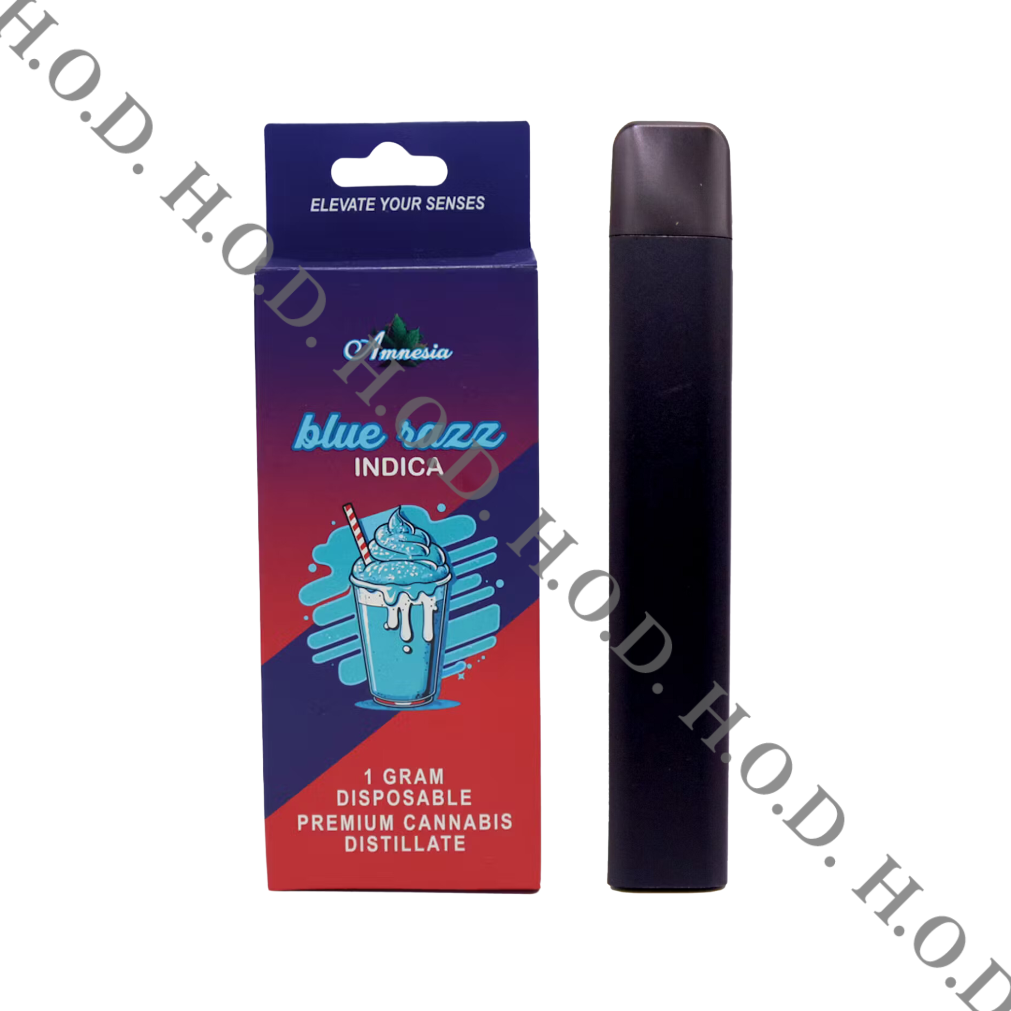 Photograph of product: Amnesia Blue Razz Disposable 1g