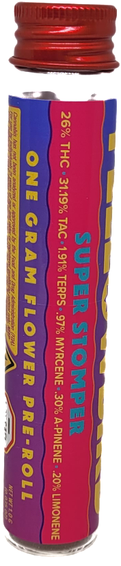 Photograph of product: Super Stomper Pre-Roll | Yellowbird