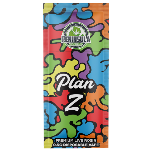 Photograph of product: Peninsula Gardens Plan Z Live Rosin Disposable Vape Pen 0.5g