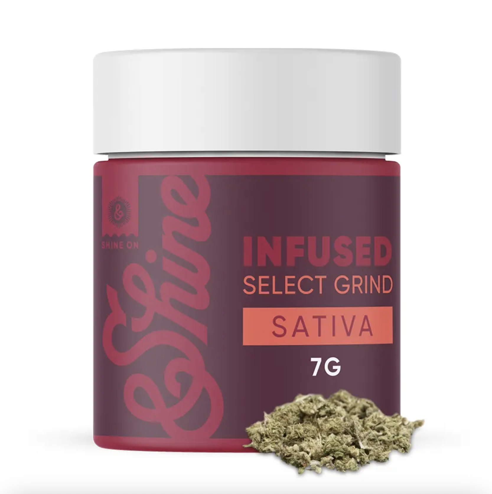 Photograph of product: &SHINE STRAWBERRY GAS INFUSED SHAKE - 7g
