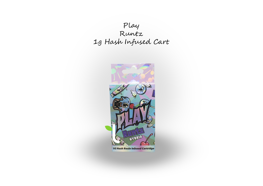 Photograph of product: PLAY | Runtz | 1g au chocolat Infused Distillate Cart