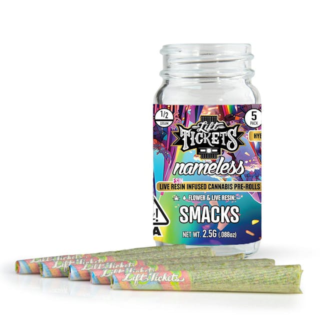 Photograph of Product: Smacks - 0.5g Infused Pre Roll Multipack