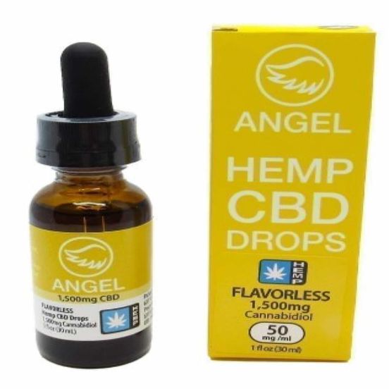 Photograph of product: Angel Flavorless CBD Tincture: 1500mg - 