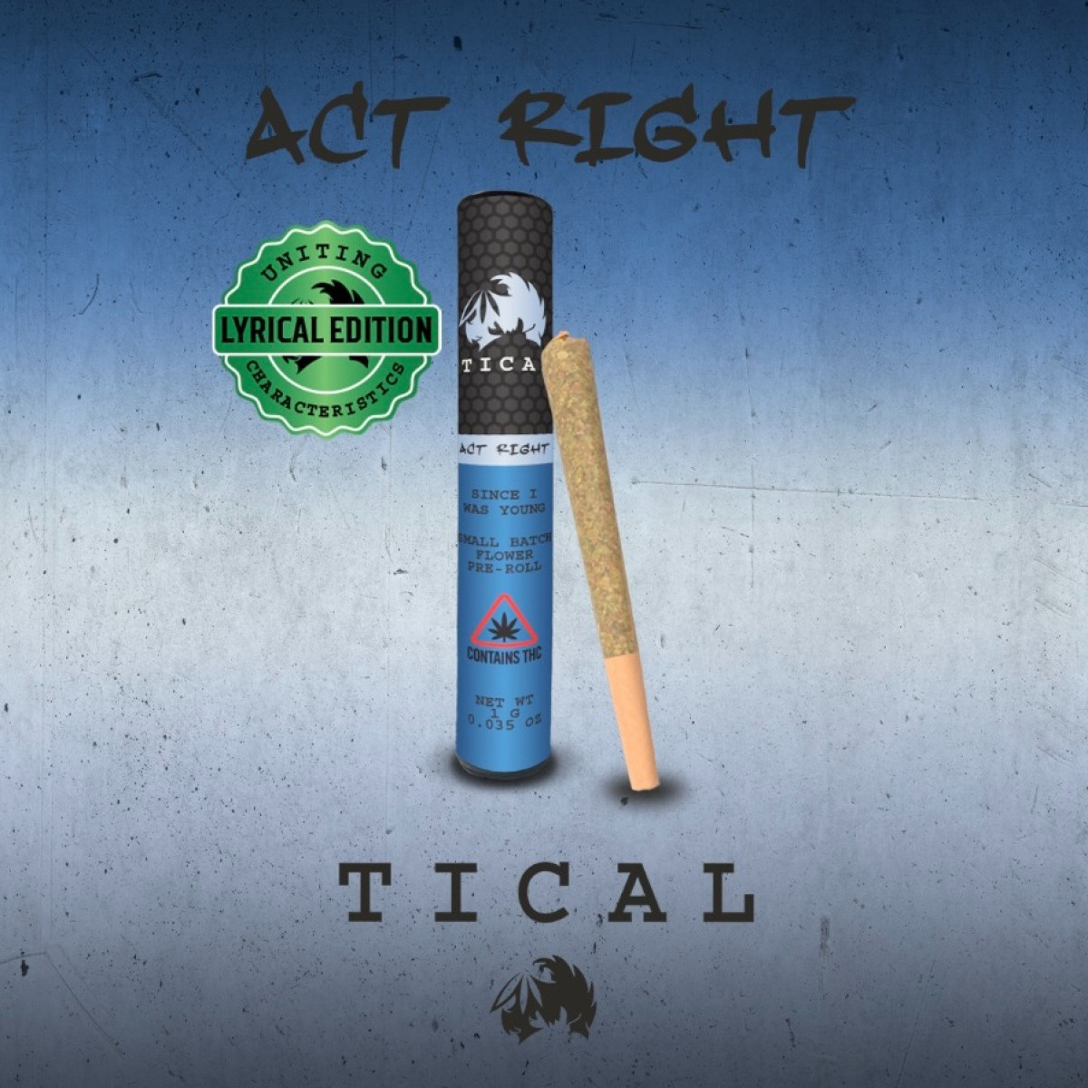 Photograph of product: Tical Act Right Pre-Roll