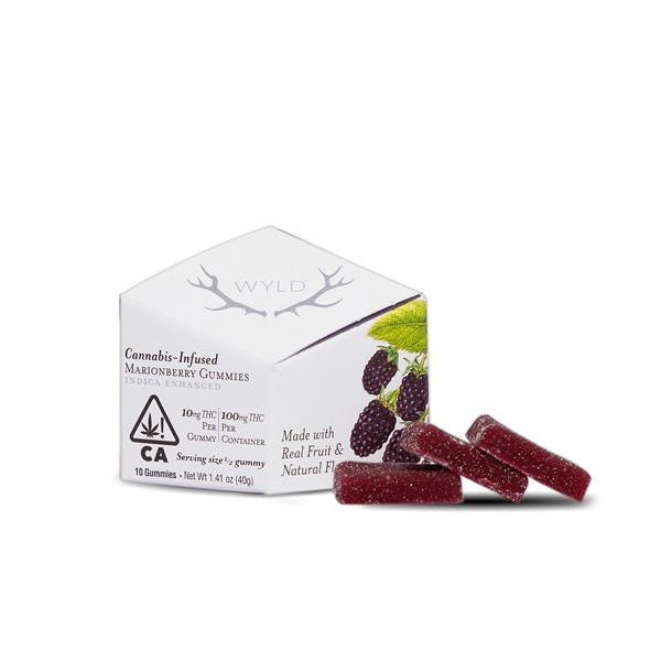 Photograph of product: Gummies - MARIONBERRY - 40g- 4324