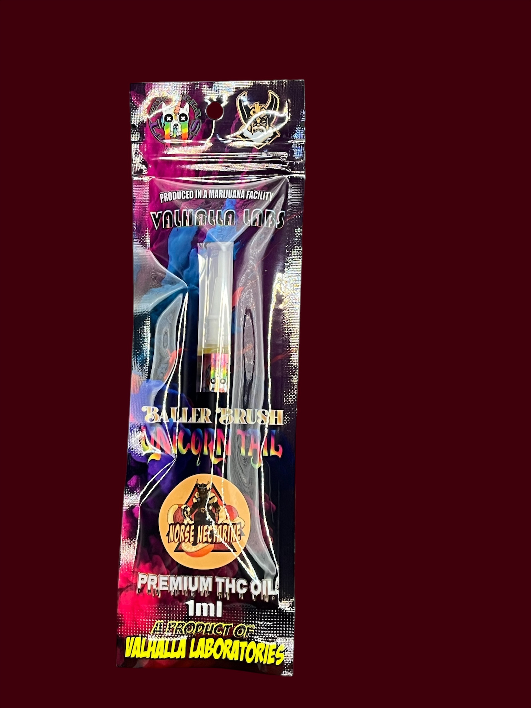 Photograph of product: VALHALLA | NORSE NECTARINE | BALLER BRUSH UNICORN TAIL