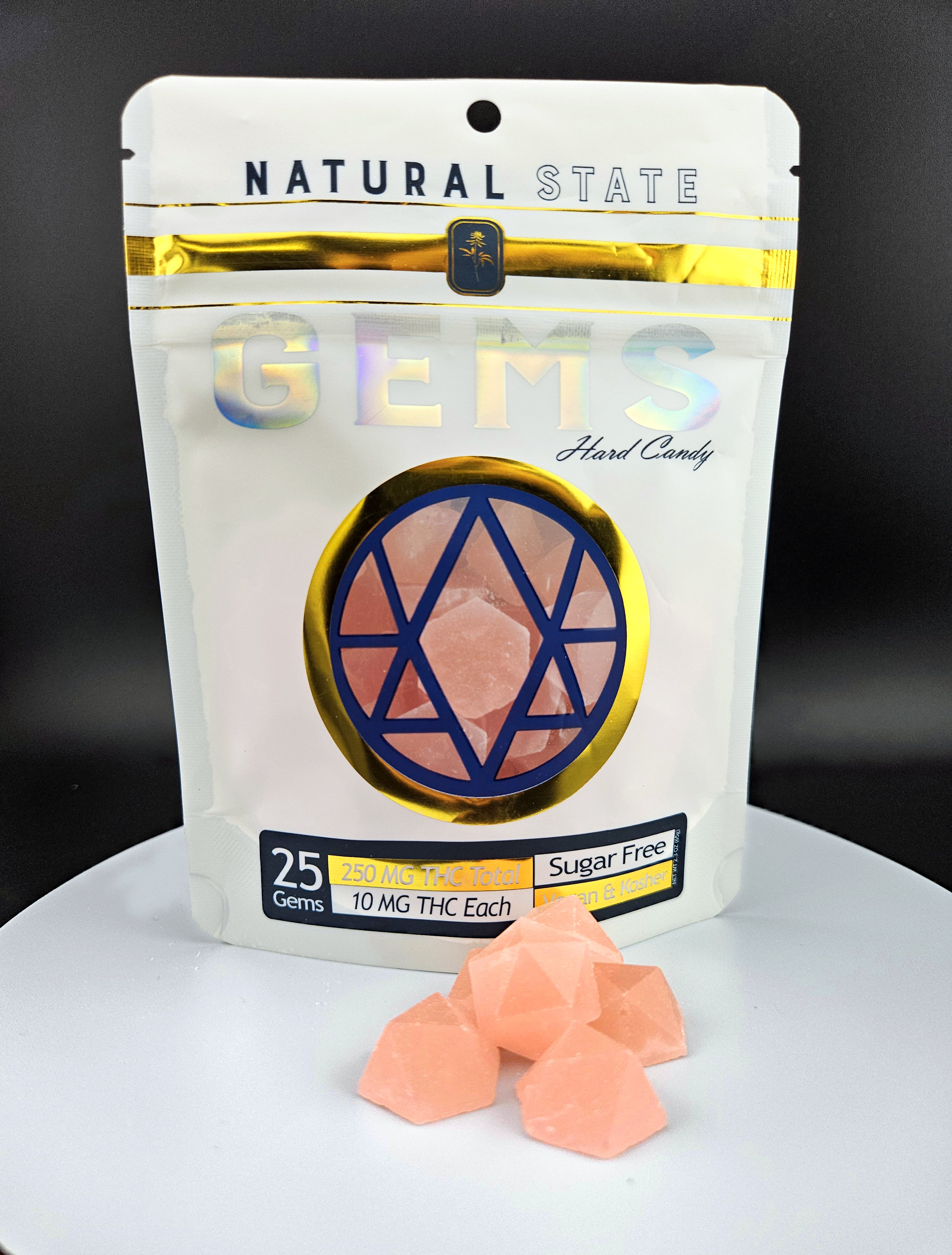 Photograph of product: NSM: Lozenge | Cherry Limeade | Gems | 250mg | 25pk