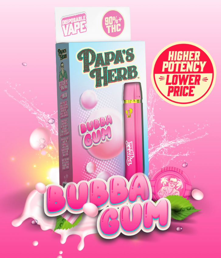 Photograph of product: Bubba Gum Disposable 1g