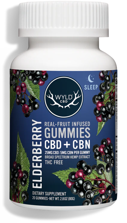 Photograph of product: Wyld CBD | Gummies Elderberry