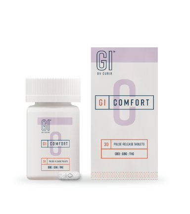 Photograph of product: GI by Curio Comfort Tablets CBD:CBG:TH-oui 1.75mg