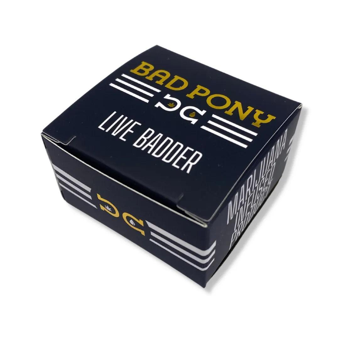 Photograph of product: Puppy Breath 1g Live Resin Badder - 80/20 Oui'd Hybrid - Bad Pony
