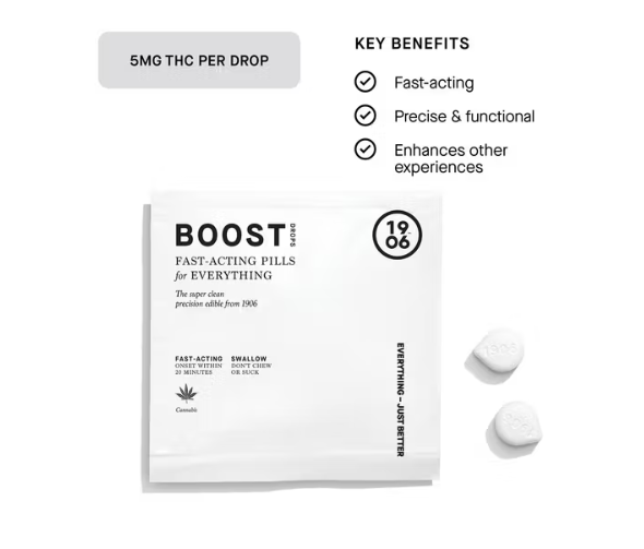 Photograph of product: 1906 BOOST Pills 10mg
