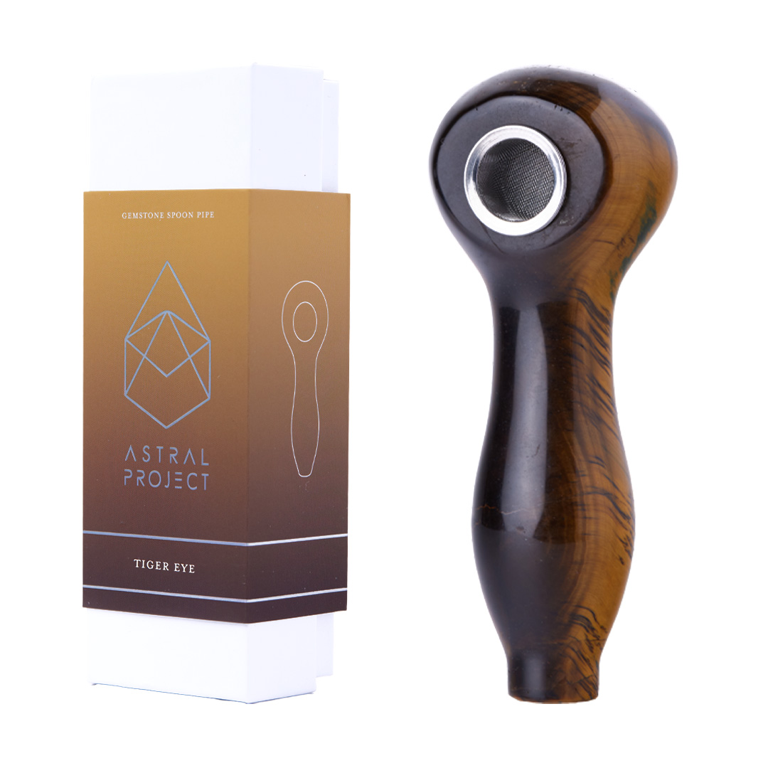 Photograph of product: Gemstone Spoon | Tiger's Eye