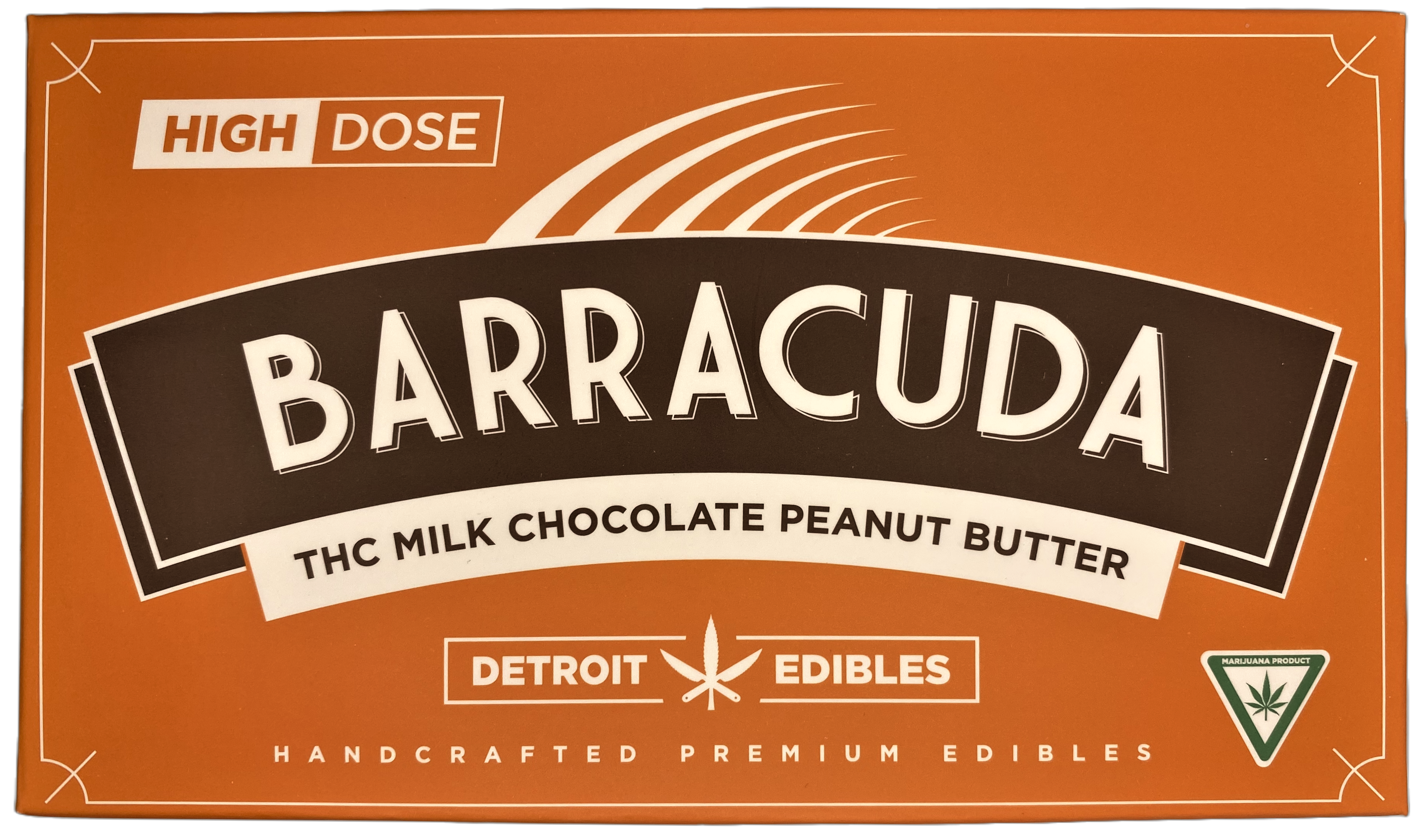 Photograph of Product: Barracuda | Milk Chocolate Peanut Butter Bar | Chocolate Edible | 200mg THC