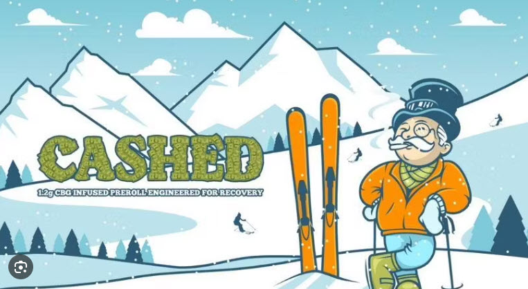 Photograph of product: Cashed | Durban Poison CBG Infused Preroll (AU)