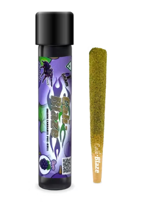 Photograph of product: Cali Blaze Tarantula Grape Infused Preroll