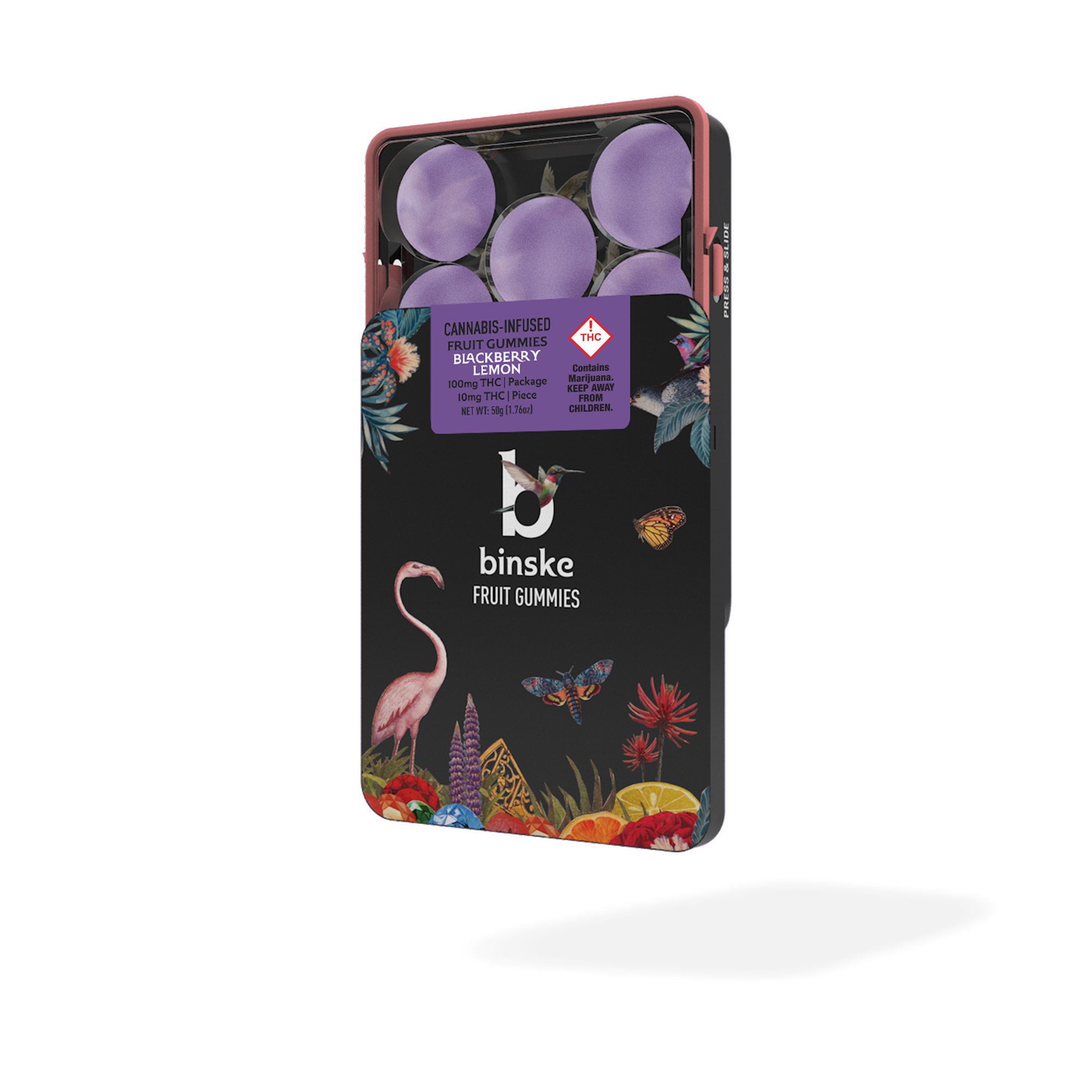 Photograph of product: Blackberry Lemon Fruit Gummies