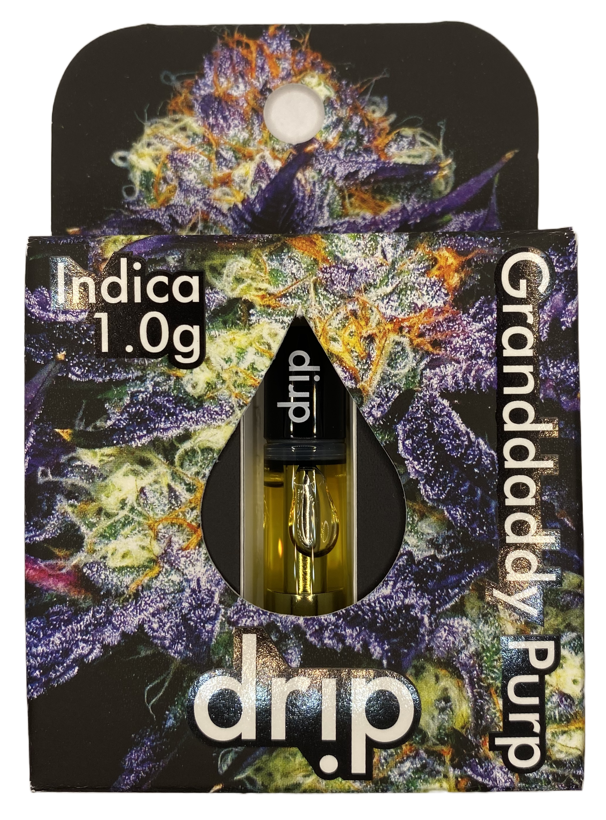 Photograph of product: Drip | Granddaddy Purp | Distillate Cartridge