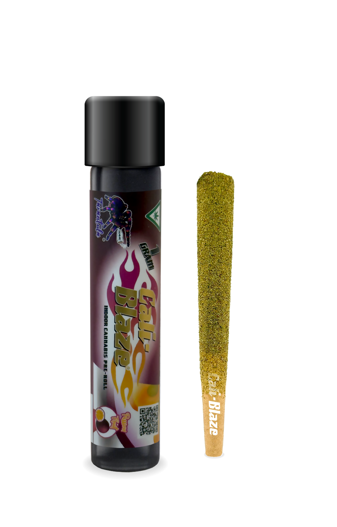 Photograph of product: Cali Blaze Passion Fruit Infused Pre-roll | 1.2g