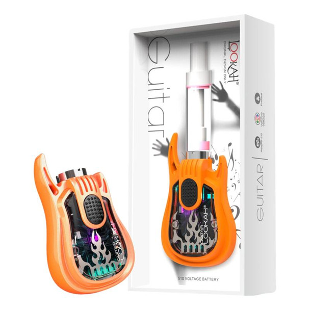 Photograph of product: LOOKAH 510 THREAD GUITAR BATTERY ORANGE