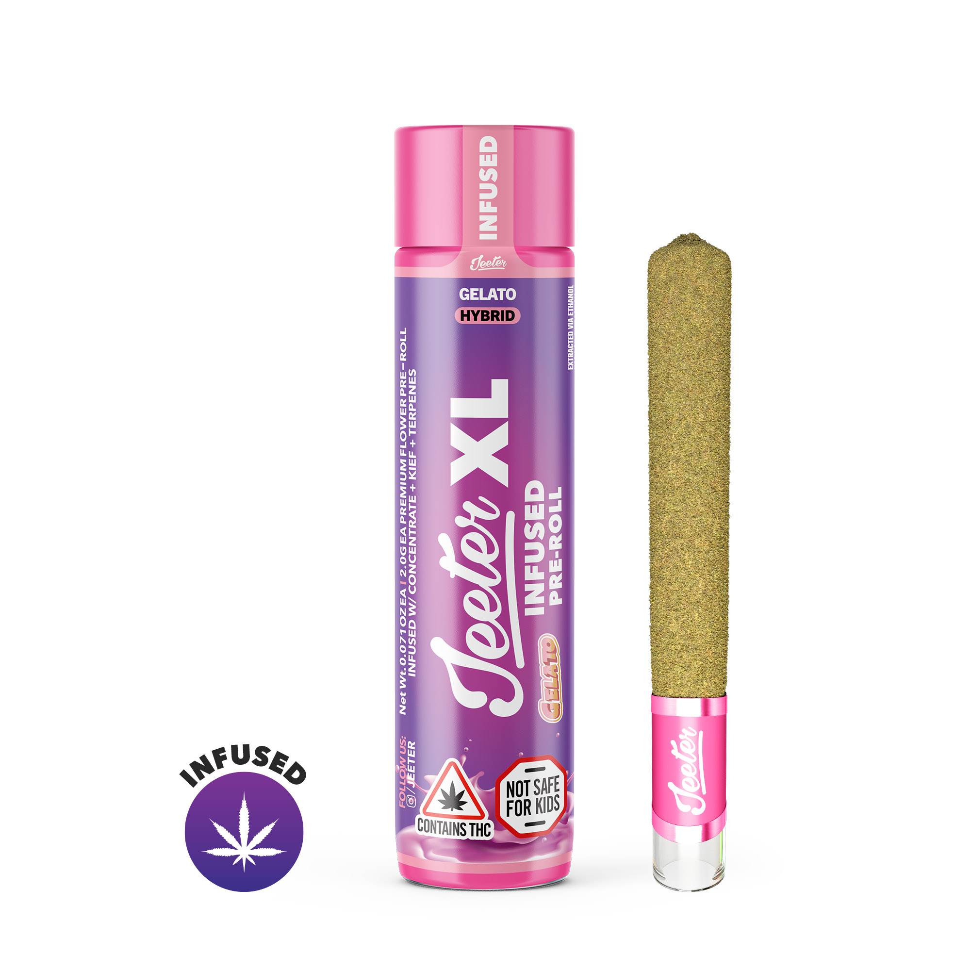 Photograph of product: Infused Pre-Roll - Gelato