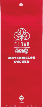 Photograph of Product: Watermelon | 25mg | Sucker | Clovr Candy