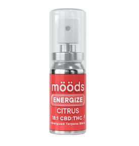 Photograph of product: Moods | Energize Citrus Spray (18:1 CBD:TH-oui) | 1g