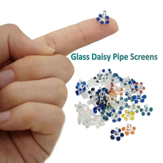 Photograph of product: Smoking Accessories - Glass Screens (Daisies) - M0101