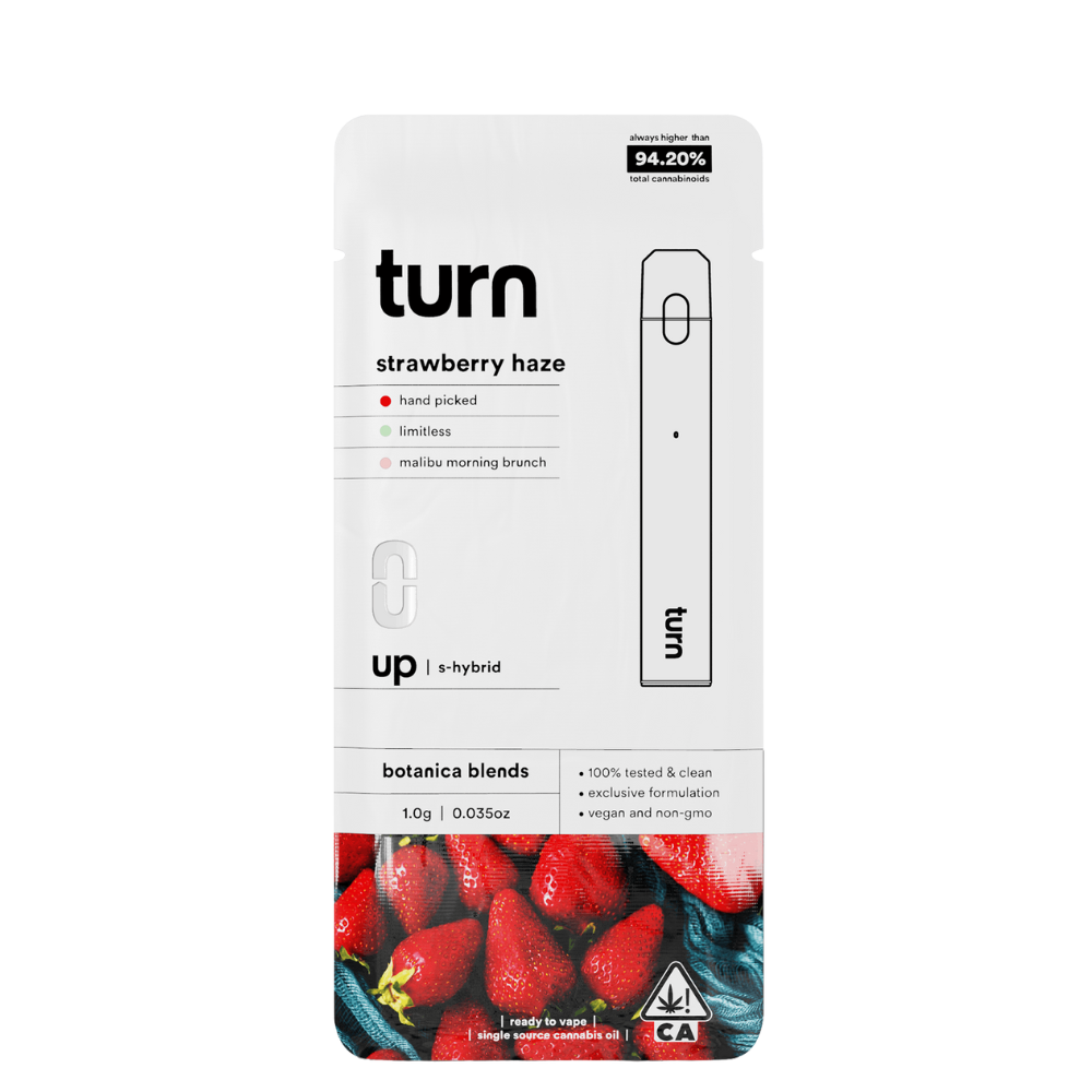 Photograph of product: STRAWBERRY HAZE 1G (ALL-IN-ONE)