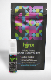 Photograph of product: Sleep Tincture | Micropump | 1:2:2:2 TH-oui:CBD:CBN:CBG | 100mg