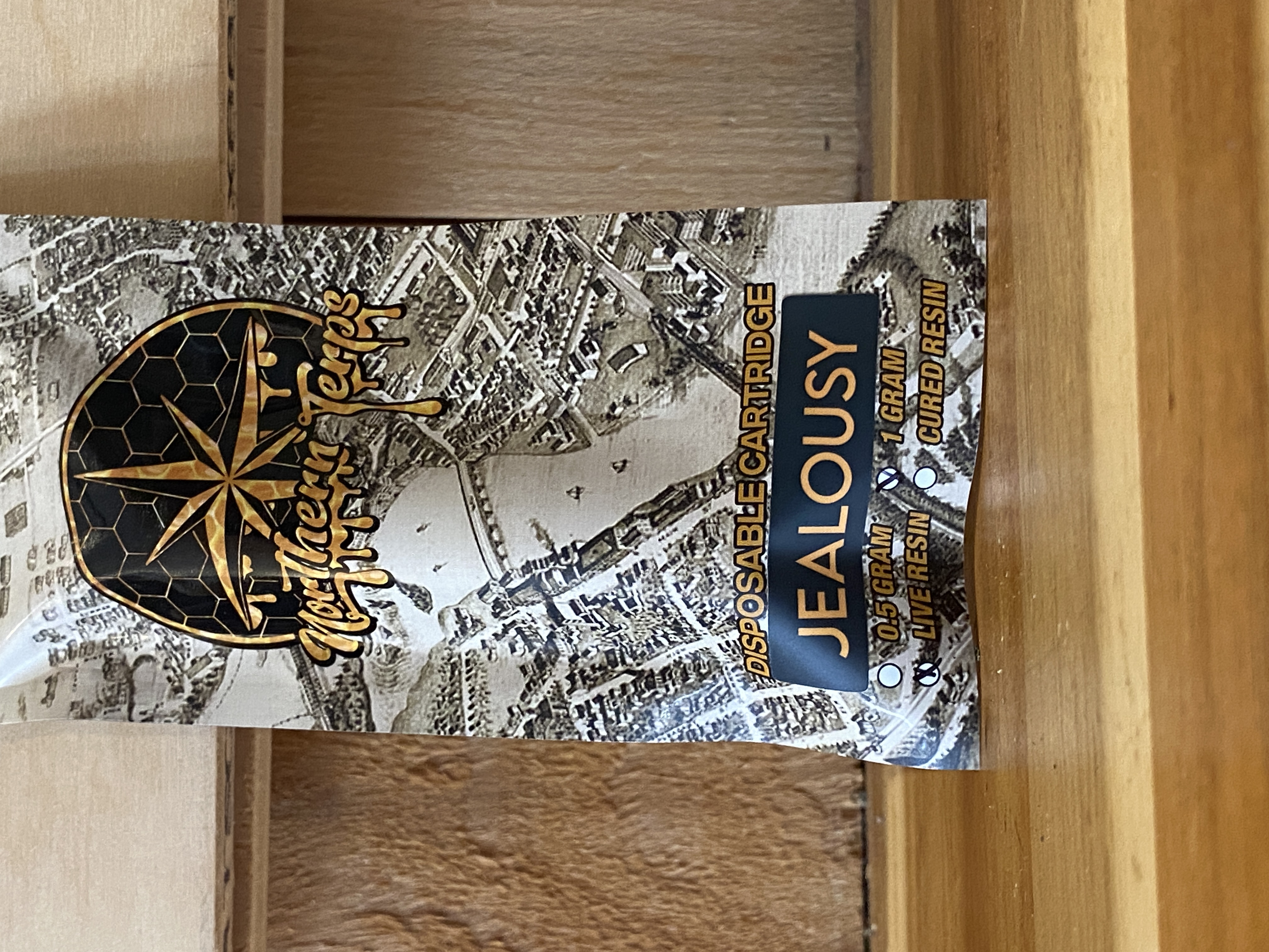 Photograph of product: Northern Terps | Jealousy | Live Resin Disposable