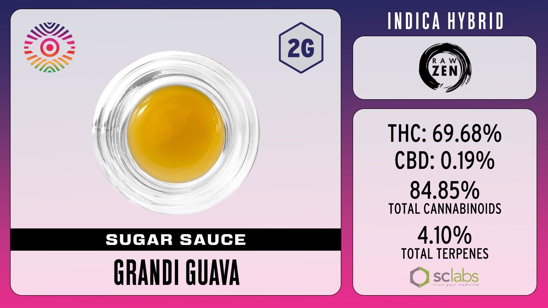 Photograph of product: WLE Chromatic 2g | Grandi Guava Sugar Sauce